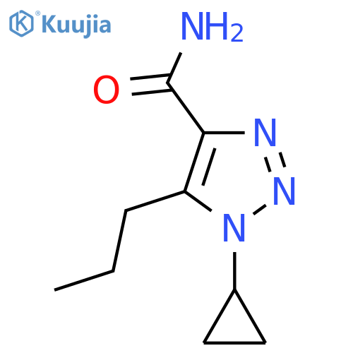 1-cyclopropyl-5-propyl-1H-1,2,3-triazole-4-carboxamide structure