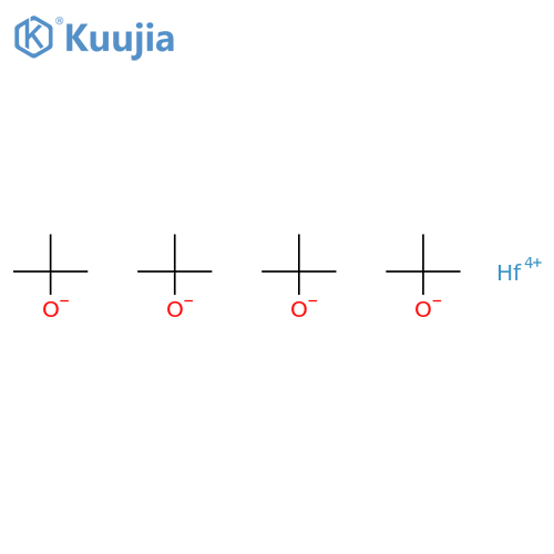 Hafnium t-butoxide structure