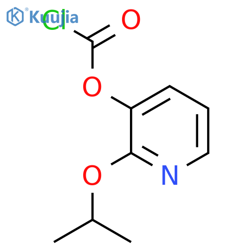 2-(propan-2-yloxy)pyridin-3-yl chloroformate structure