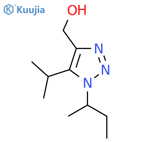 1-(butan-2-yl)-5-(propan-2-yl)-1H-1,2,3-triazol-4-ylmethanol structure