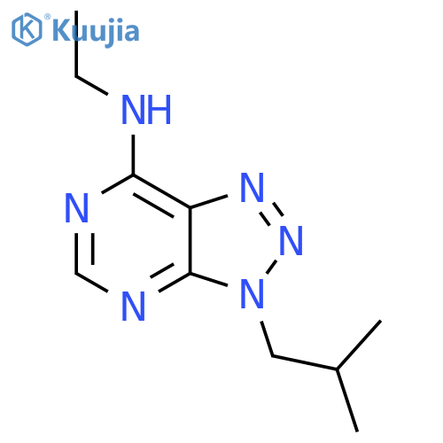 N-ethyl-3-(2-methylpropyl)-3H-1,2,3triazolo4,5-dpyrimidin-7-amine structure