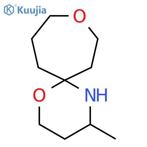 4-methyl-1,9-dioxa-5-azaspiro5.6dodecane structure