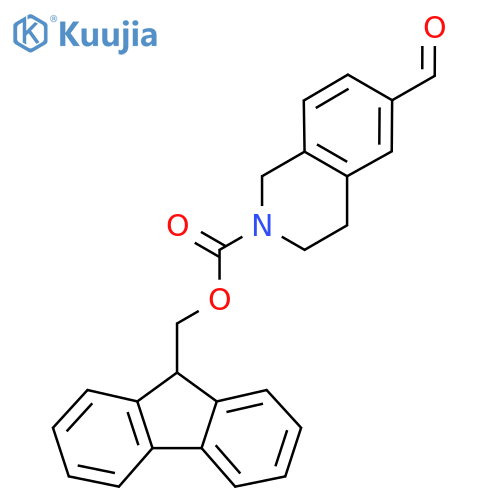 (9H-fluoren-9-yl)methyl 6-formyl-1,2,3,4-tetrahydroisoquinoline-2-carboxylate structure