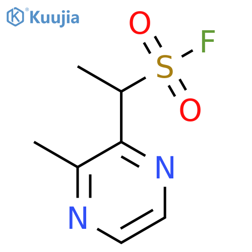 1-(3-Methylpyrazin-2-yl)ethane-1-sulfonyl fluoride structure