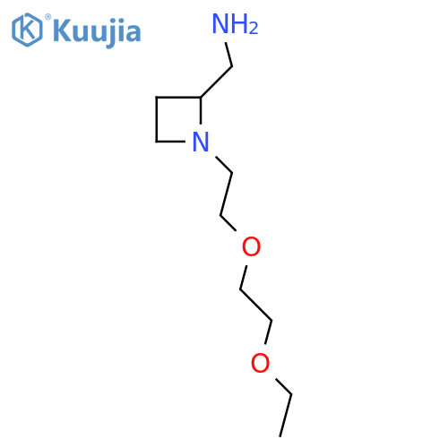 {1-2-(2-ethoxyethoxy)ethylazetidin-2-yl}methanamine structure