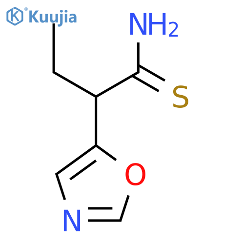 2-(1,3-oxazol-5-yl)butanethioamide structure