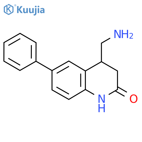 4-(aminomethyl)-6-phenyl-1,2,3,4-tetrahydroquinolin-2-one structure