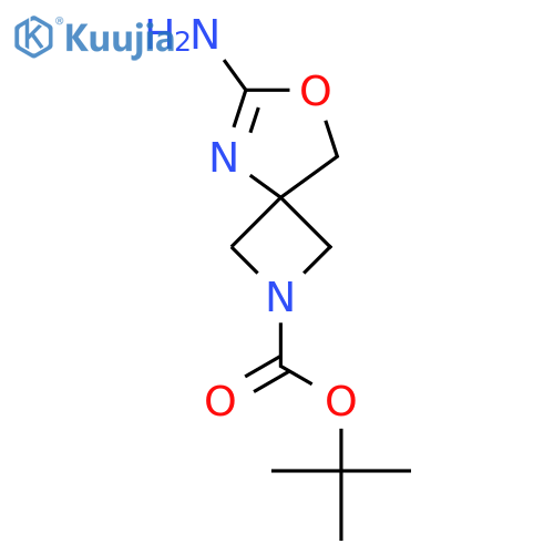 tert-butyl 6-amino-7-oxa-2,5-diazaspiro3.4oct-5-ene-2-carboxylate structure
