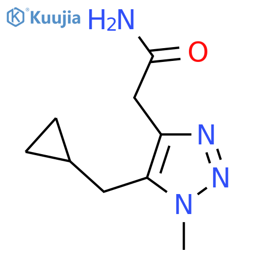 2-5-(cyclopropylmethyl)-1-methyl-1H-1,2,3-triazol-4-ylacetamide structure