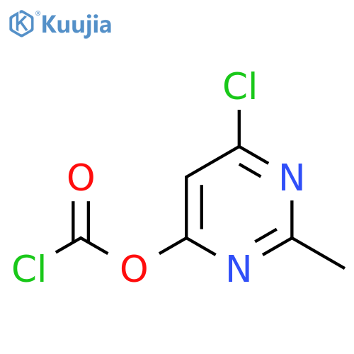 6-chloro-2-methylpyrimidin-4-yl chloroformate structure