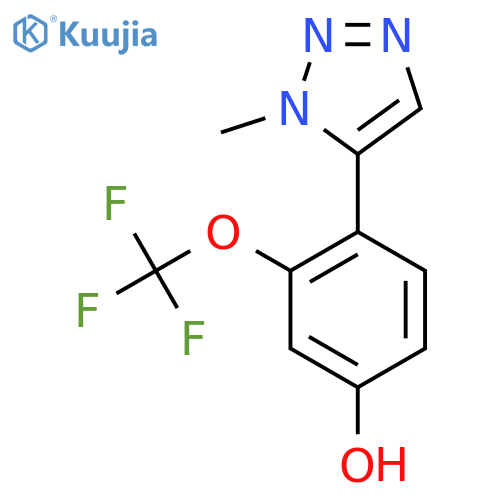 4-(1-methyl-1H-1,2,3-triazol-5-yl)-3-(trifluoromethoxy)phenol structure