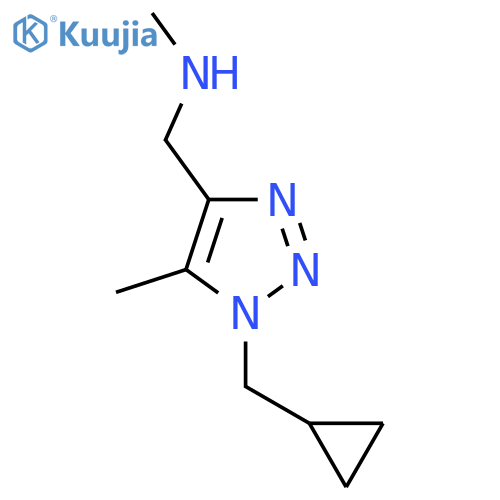 {1-(cyclopropylmethyl)-5-methyl-1H-1,2,3-triazol-4-ylmethyl}(methyl)amine structure