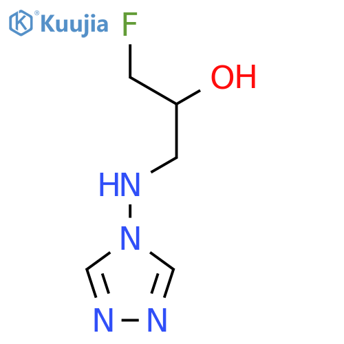 1-fluoro-3-(4H-1,2,4-triazol-4-yl)aminopropan-2-ol structure