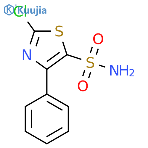 2-chloro-4-phenyl-1,3-thiazole-5-sulfonamide structure