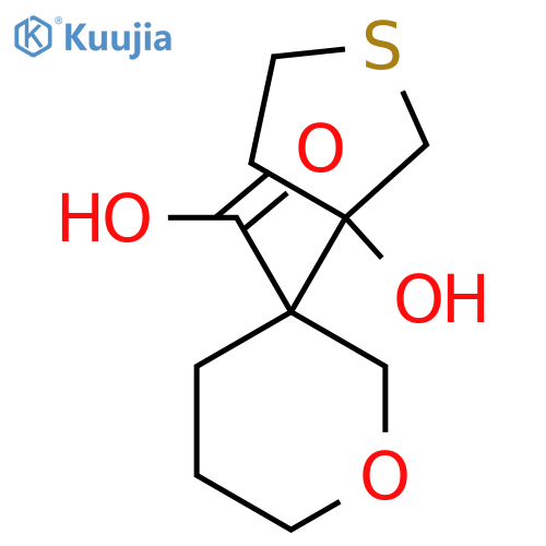 3-(3-Hydroxythiolan-3-yl)oxane-3-carboxylic acid structure