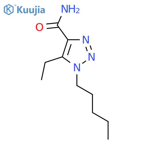 5-ethyl-1-pentyl-1H-1,2,3-triazole-4-carboxamide structure