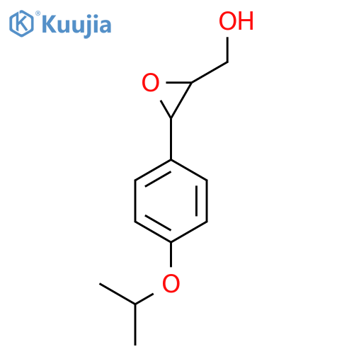 {3-4-(propan-2-yloxy)phenyloxiran-2-yl}methanol structure