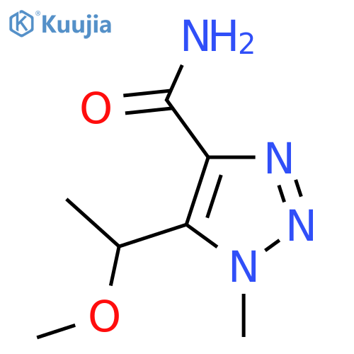 5-(1-methoxyethyl)-1-methyl-1H-1,2,3-triazole-4-carboxamide structure