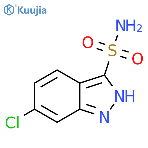 6-chloro-1H-indazole-3-sulfonamide structure