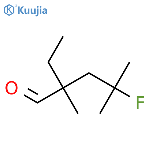 2-ethyl-4-fluoro-2,4-dimethylpentanal structure