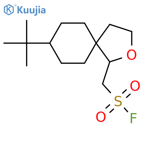 {8-tert-butyl-2-oxaspiro4.5decan-1-yl}methanesulfonyl fluoride structure