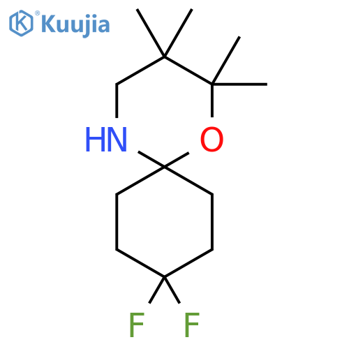 9,9-difluoro-2,2,3,3-tetramethyl-1-oxa-5-azaspiro5.5undecane structure