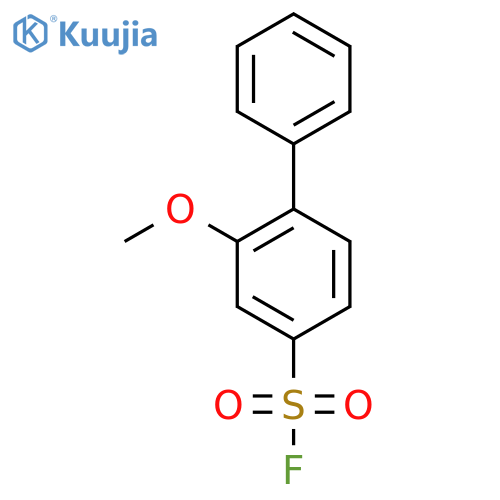 3-methoxy-4-phenylbenzene-1-sulfonyl fluoride structure