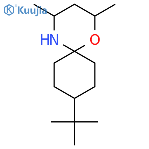 9-tert-butyl-2,4-dimethyl-1-oxa-5-azaspiro5.5undecane structure