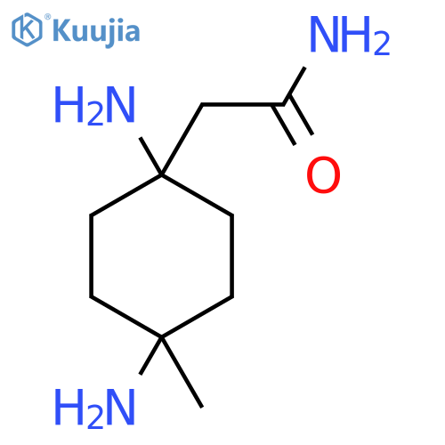 2-(1,4-diamino-4-methylcyclohexyl)acetamide structure