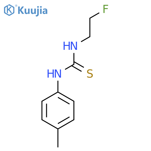 3-(2-fluoroethyl)-1-(4-methylphenyl)thiourea structure