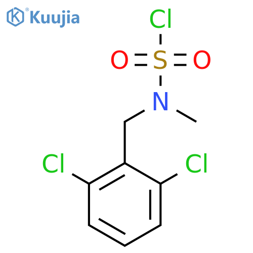 N-(2,6-dichlorophenyl)methyl-N-methylsulfamoyl chloride structure