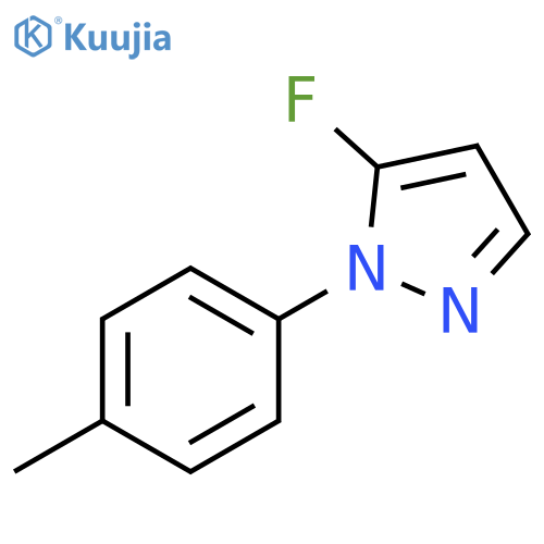 5-fluoro-1-(4-methylphenyl)-1H-pyrazole structure