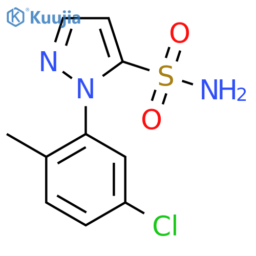 1-(5-chloro-2-methylphenyl)-1H-pyrazole-5-sulfonamide structure