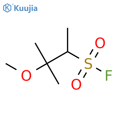 3-methoxy-3-methylbutane-2-sulfonyl fluoride structure