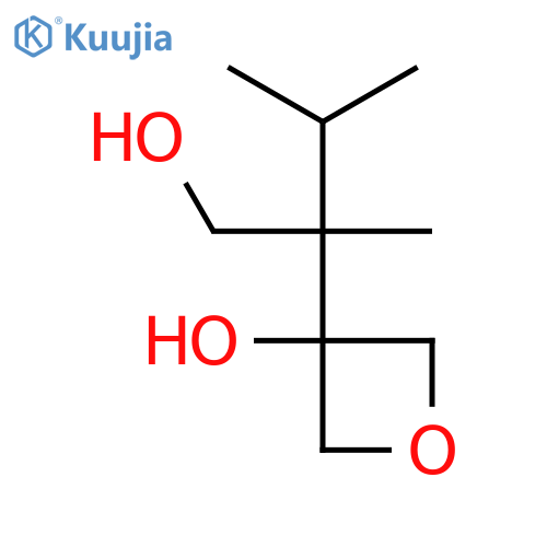 3-(1-hydroxy-2,3-dimethylbutan-2-yl)oxetan-3-ol structure