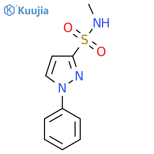 N-methyl-1-phenyl-1H-pyrazole-3-sulfonamide structure