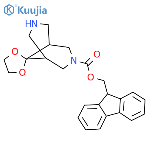 (9H-fluoren-9-yl)methyl 3,7-diazaspirobicyclo3.3.1nonane-9,2'-1,3dioxolane-7-carboxylate structure