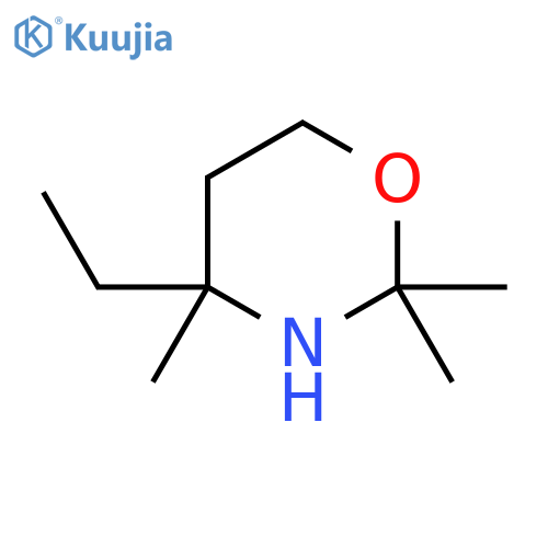 4-ethyl-2,2,4-trimethyl-1,3-oxazinane structure