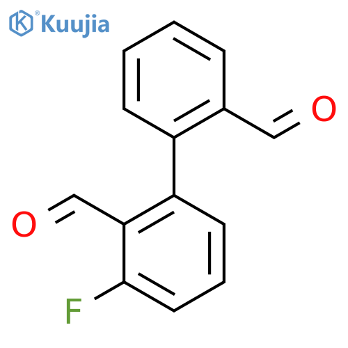 2-fluoro-6-(2-formylphenyl)benzaldehyde structure