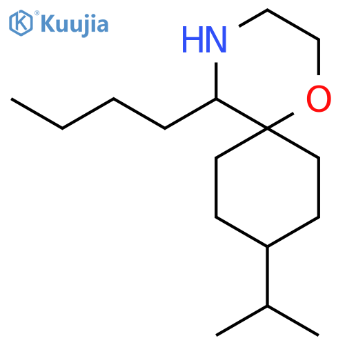 5-butyl-9-(propan-2-yl)-1-oxa-4-azaspiro5.5undecane structure