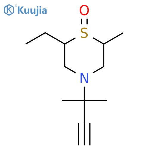2-ethyl-6-methyl-4-(2-methylbut-3-yn-2-yl)-1lambda4-thiomorpholin-1-one structure
