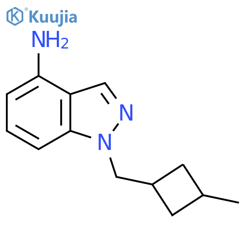 1-(3-methylcyclobutyl)methyl-1H-indazol-4-amine structure