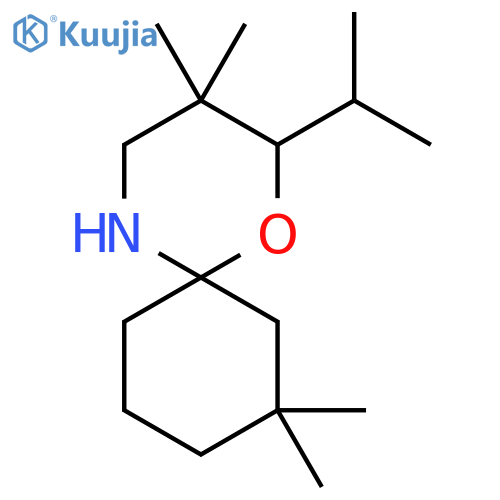3,3,8,8-tetramethyl-2-(propan-2-yl)-1-oxa-5-azaspiro5.5undecane structure