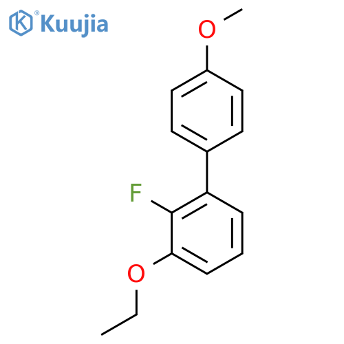 1-ethoxy-2-fluoro-3-(4-methoxyphenyl)benzene structure