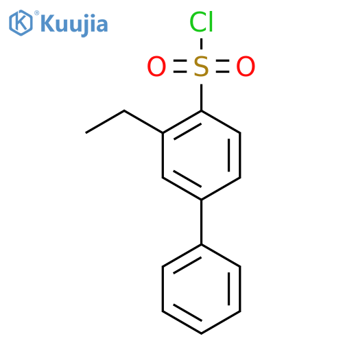 2-Ethyl-4-phenylbenzene-1-sulfonyl chloride structure