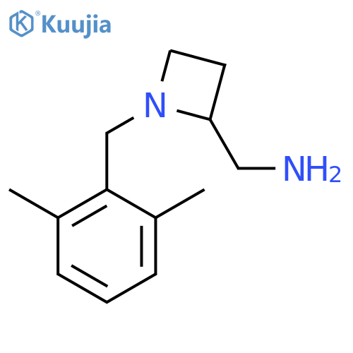 {1-(2,6-dimethylphenyl)methylazetidin-2-yl}methanamine structure