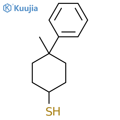 4-methyl-4-phenylcyclohexane-1-thiol structure