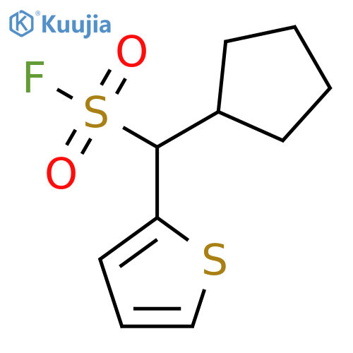cyclopentyl(thiophen-2-yl)methanesulfonyl fluoride structure