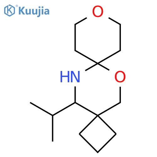 14-(propan-2-yl)-6,10-dioxa-13-azadispiro3.2.5^{7}.2^{4}tetradecane structure