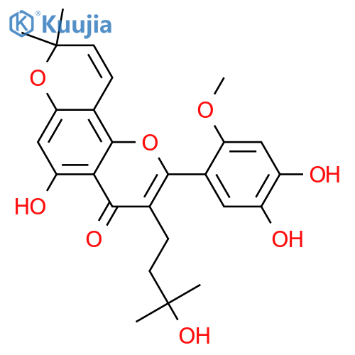 Artonin E; 2''',3'''-Dihydro, 3'''-hydroxy, 2'-Me ether structure